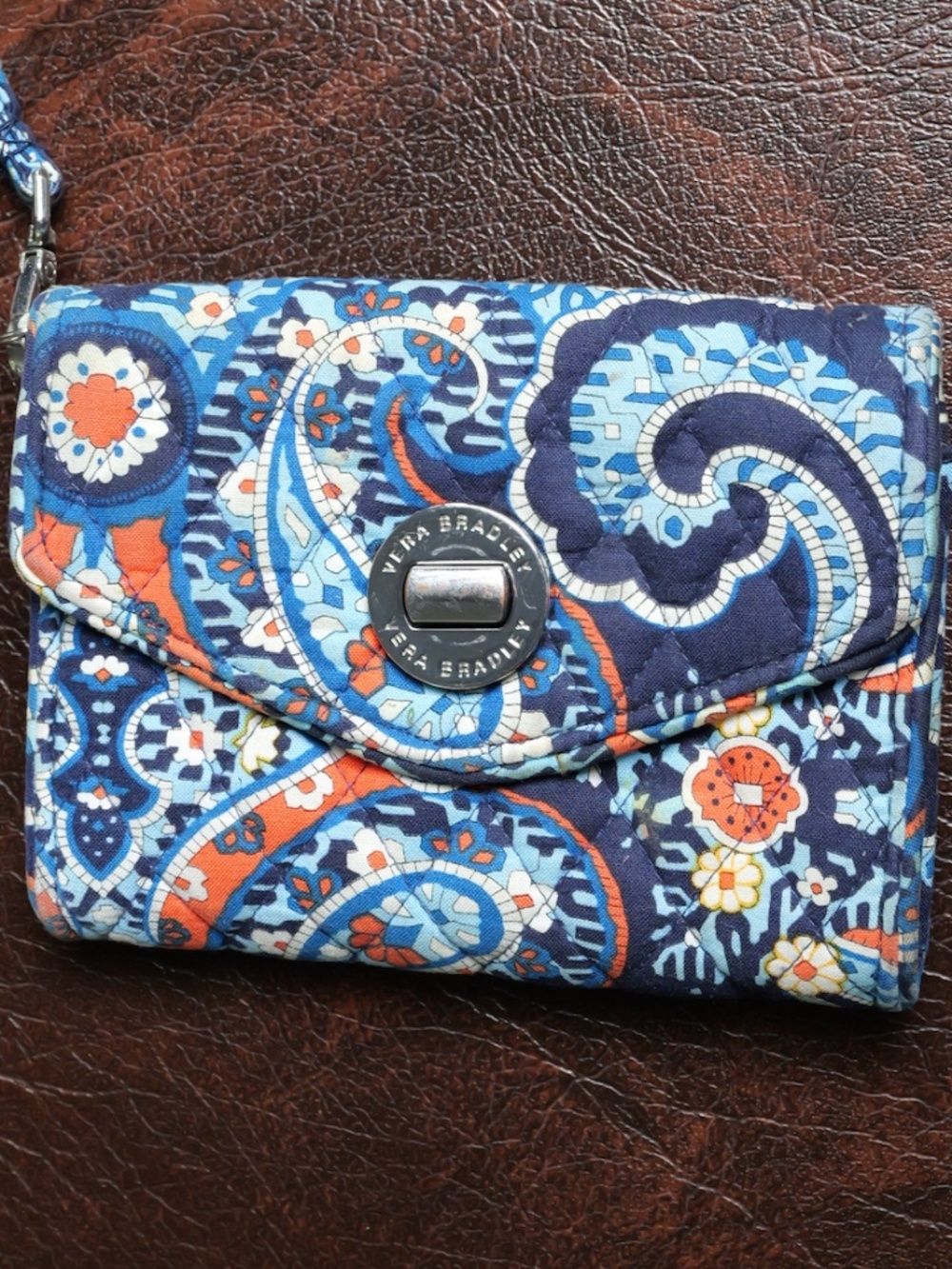 VERA BRADLEY Wallet Clutch Wristlet Detachable Wrist Strap Marrakesh